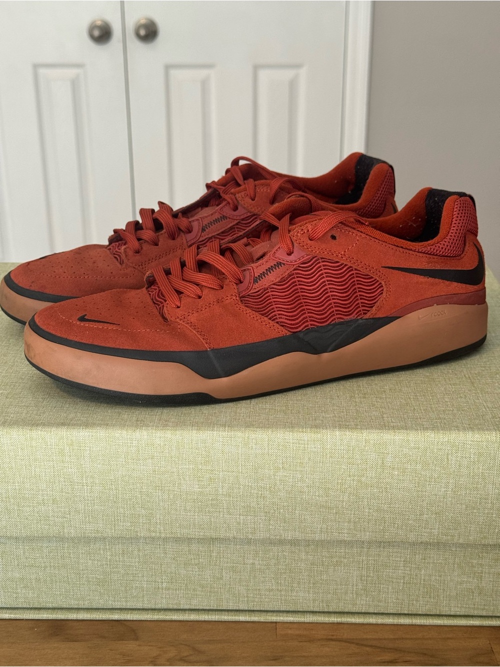 Nike SB Ishod Wair 'Rugged Orange Mineral Clay' skate shoes